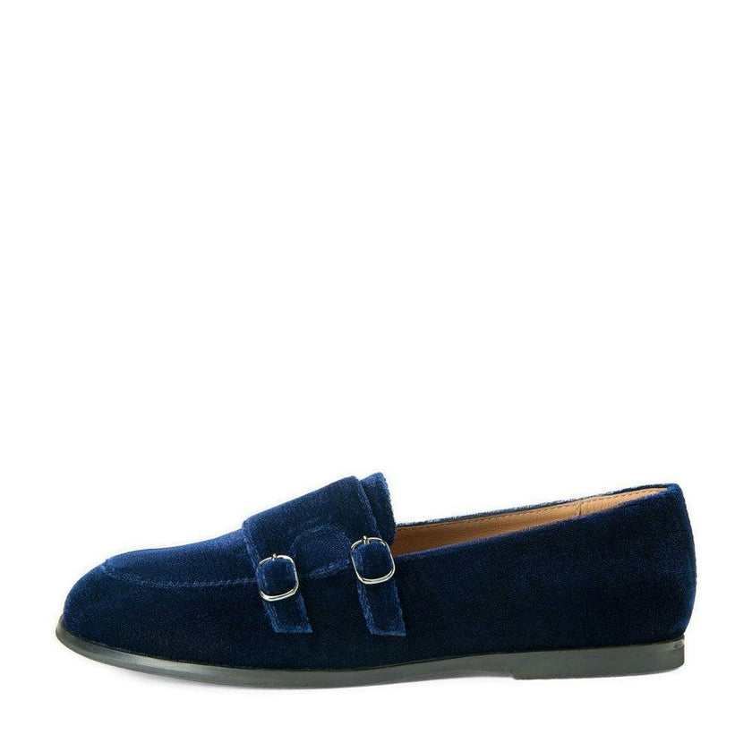 Ingrid Velvet Ribbon Trim Loafers