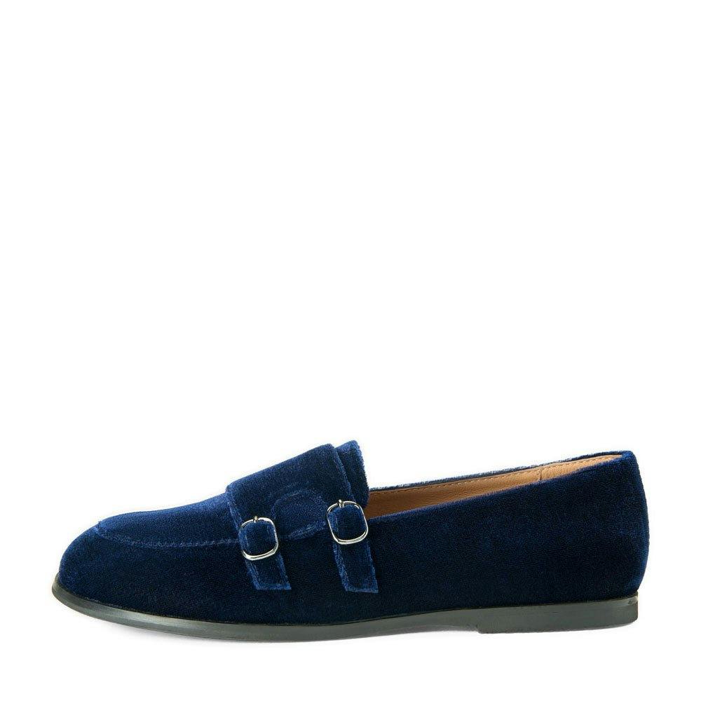 Ingrid Velvet Ribbon Trim Loafers