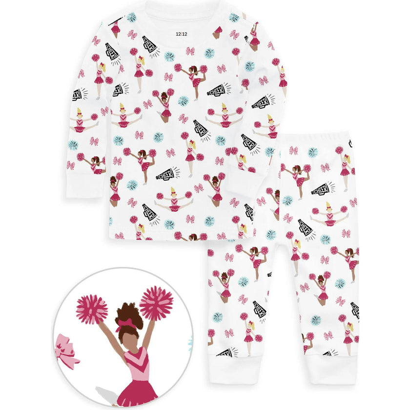 The Organic Long Sleeve Pajama Set [Cheer]