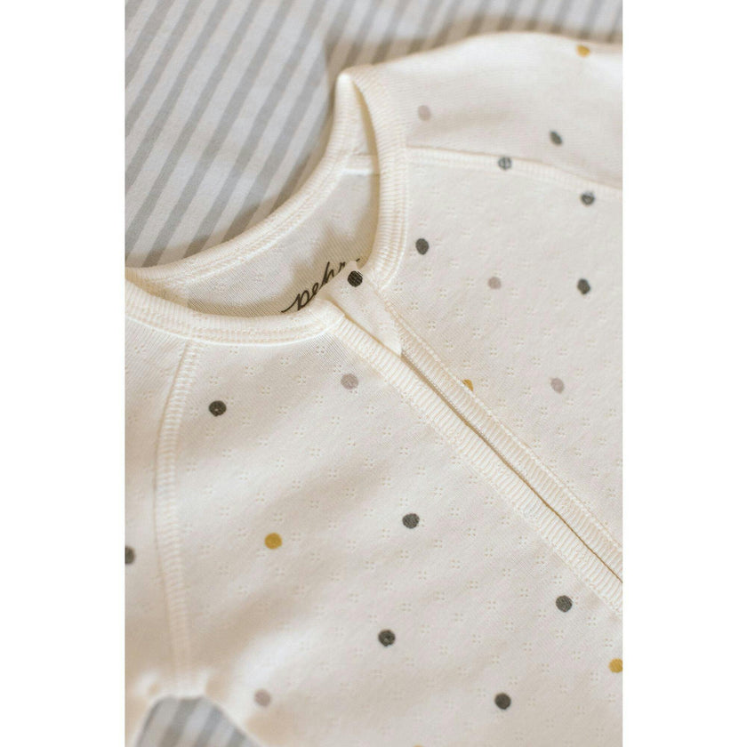 Pointelle Sleeper, Natural