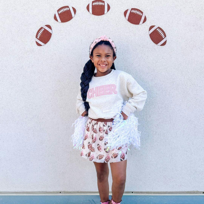 Cheer Pearl Patch Sweatshirt