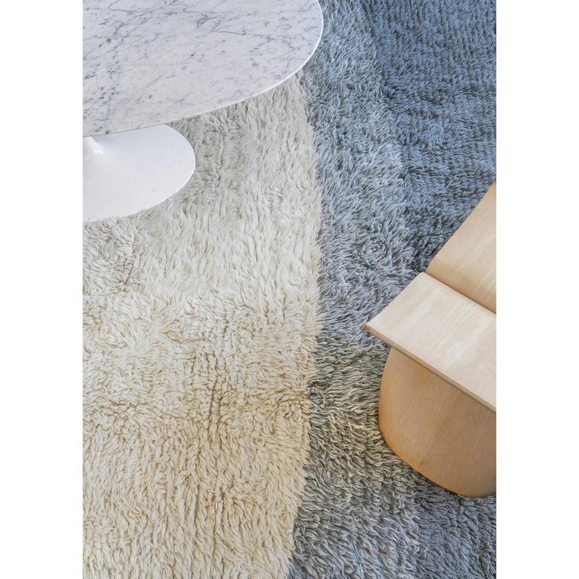 Into the Blue Woolable Rug, Blue