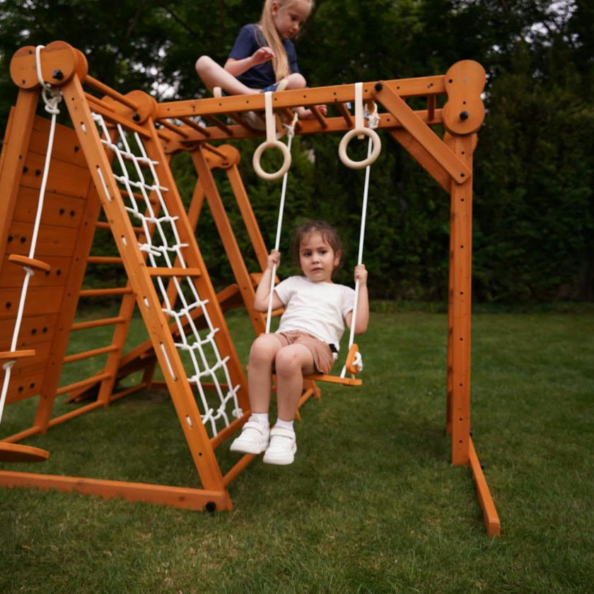 Chestnut | Outdoor & Indoor Foldable Jungle Gym