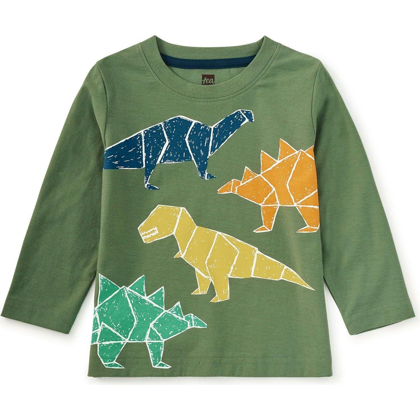 Dino Friends Graphic Tee, Green
