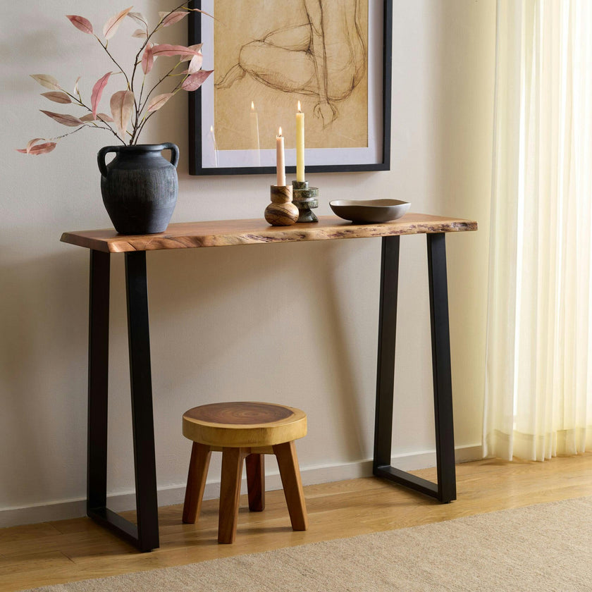 Adella Wood Console Table