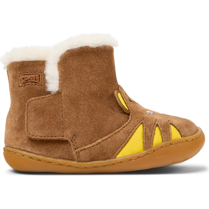Boots Peu Cami First Walker Medium Brown, Brown