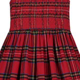 Bonnie Smocked Plaid Tartan Girls Party Dress