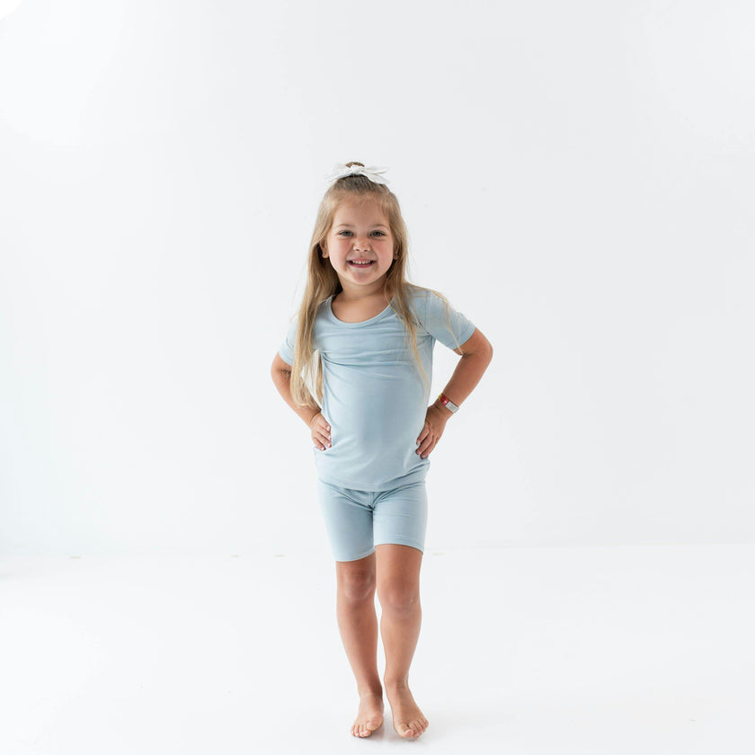 Short Sleeve Pajamas in Fog