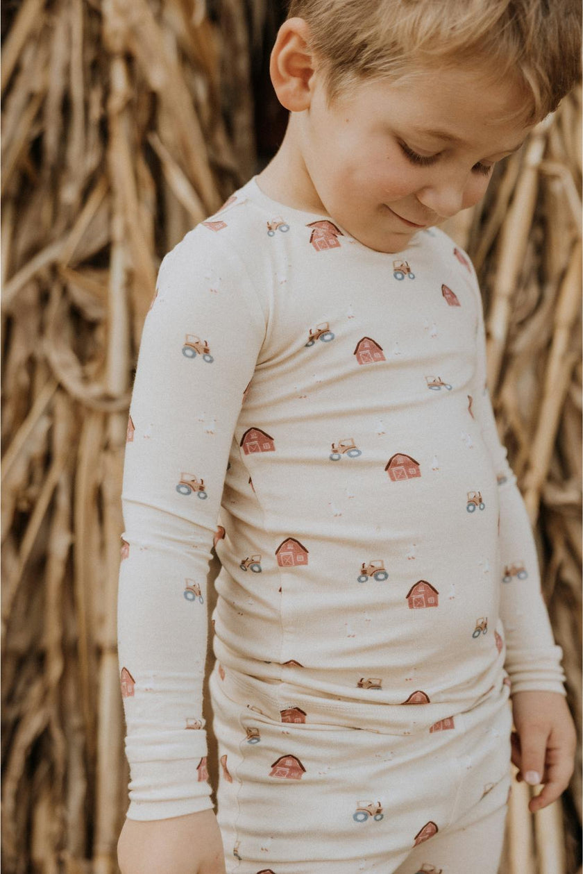 Modal Pajama Set in Farm