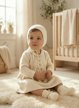 THE ASPEN CASHMERE DRESS | CREAM
