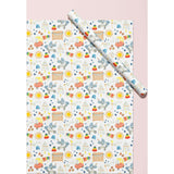Baby Shower Icons Gift Wrap