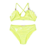 Neon Green Scalloped Bikini