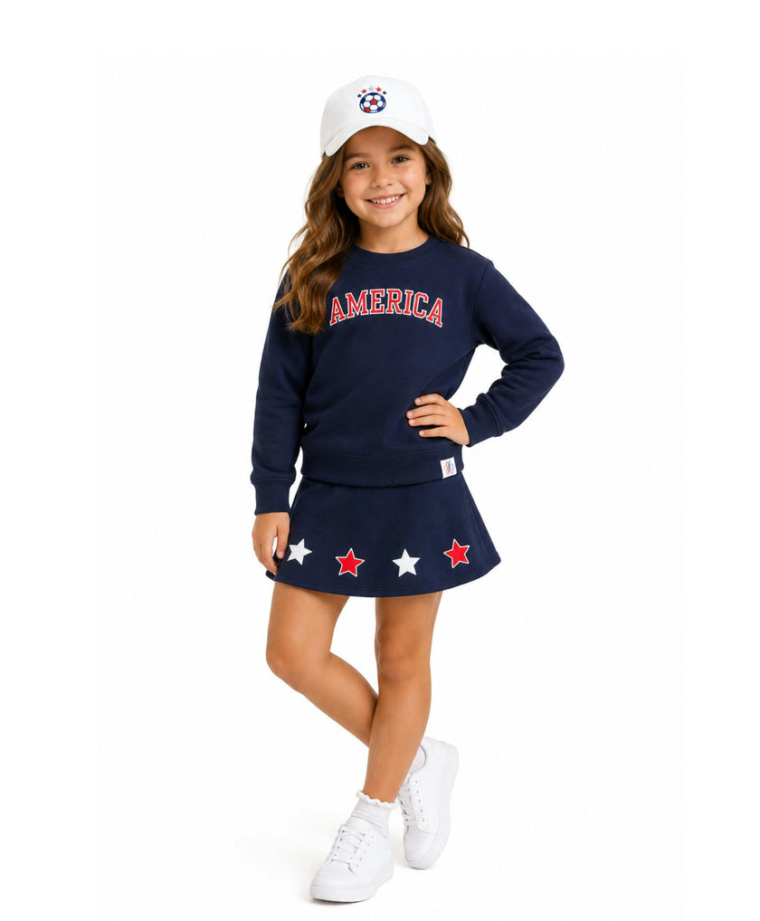 USA Soccer Bow Baseball Hat