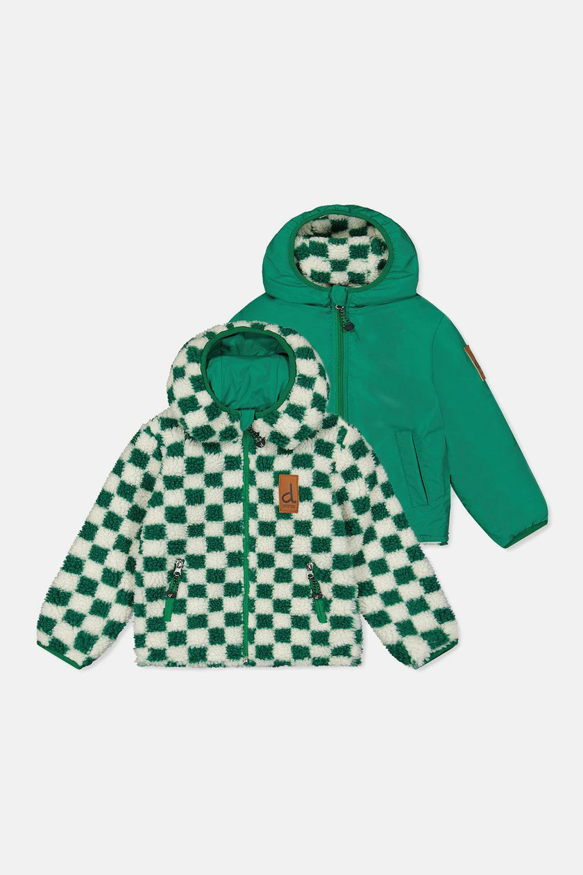 Reversible Mid-Season Jacket Forest Green