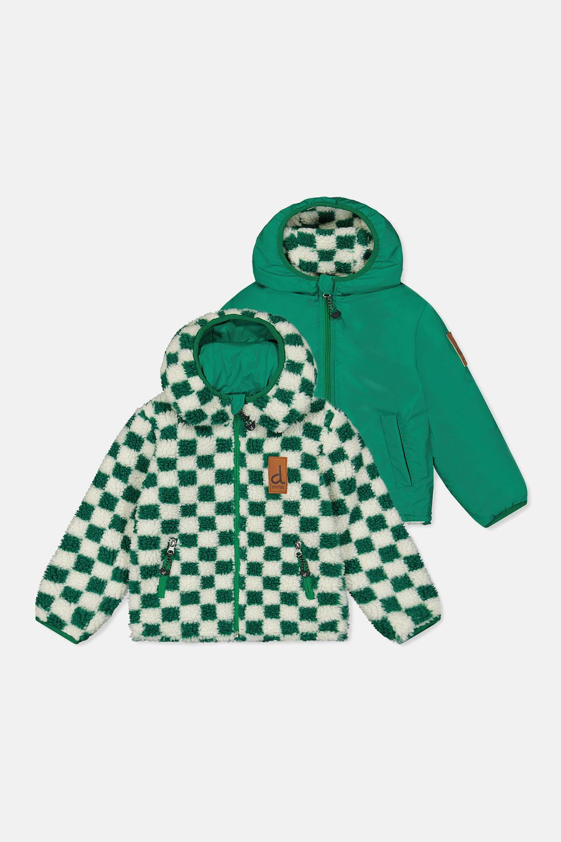 Reversible Mid-Season Jacket Forest Green