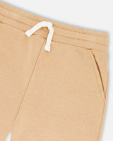 French Terry Sweatpants With Cross Seams