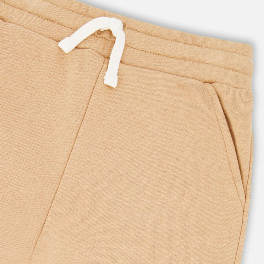 French Terry Sweatpants With Cross Seams