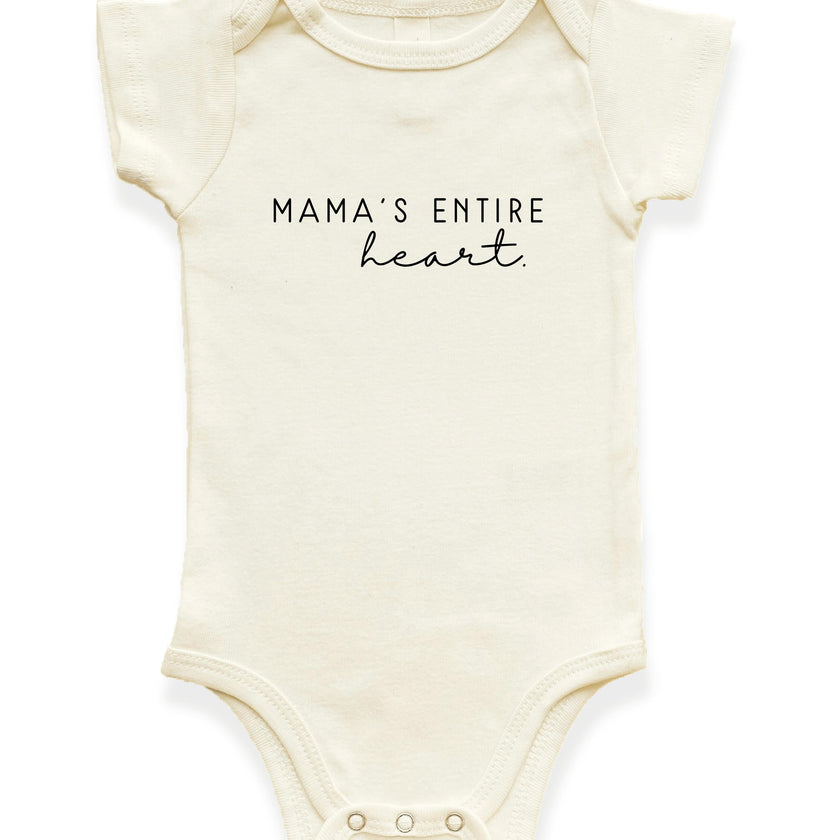 Mama's Entire Heart Organic Baby Bodysuit