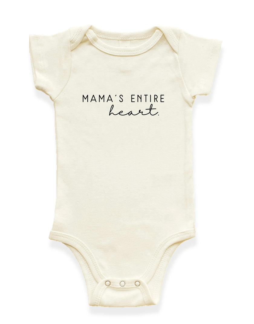 Mama's Entire Heart Organic Baby Bodysuit