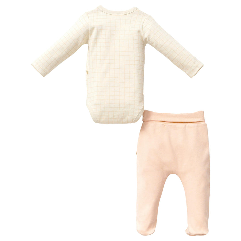 Peach Rainbow Bodysuit Outfit