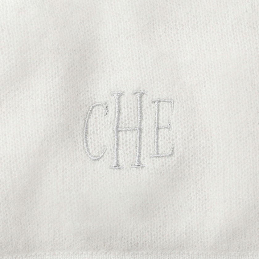 Cashmere Baby Blanket in Ivory