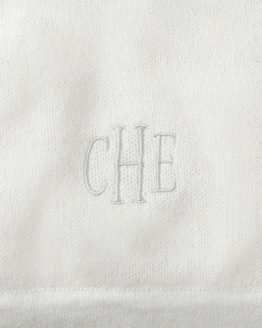 Cashmere Baby Blanket in Ivory