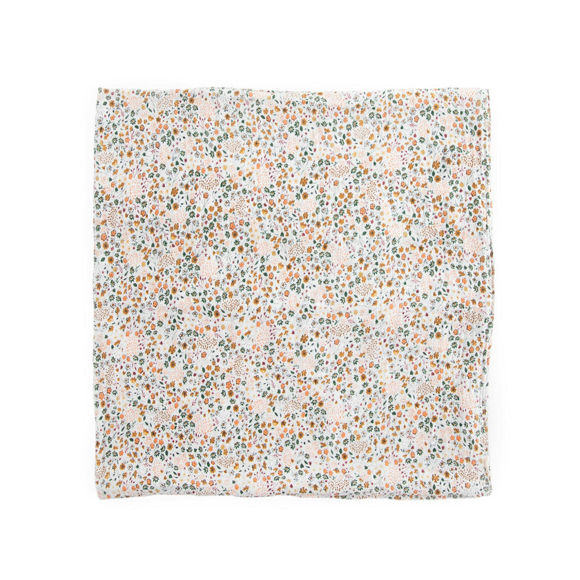 Cotton Muslin Swaddle Blanket 3 Pack - Pressed Petals