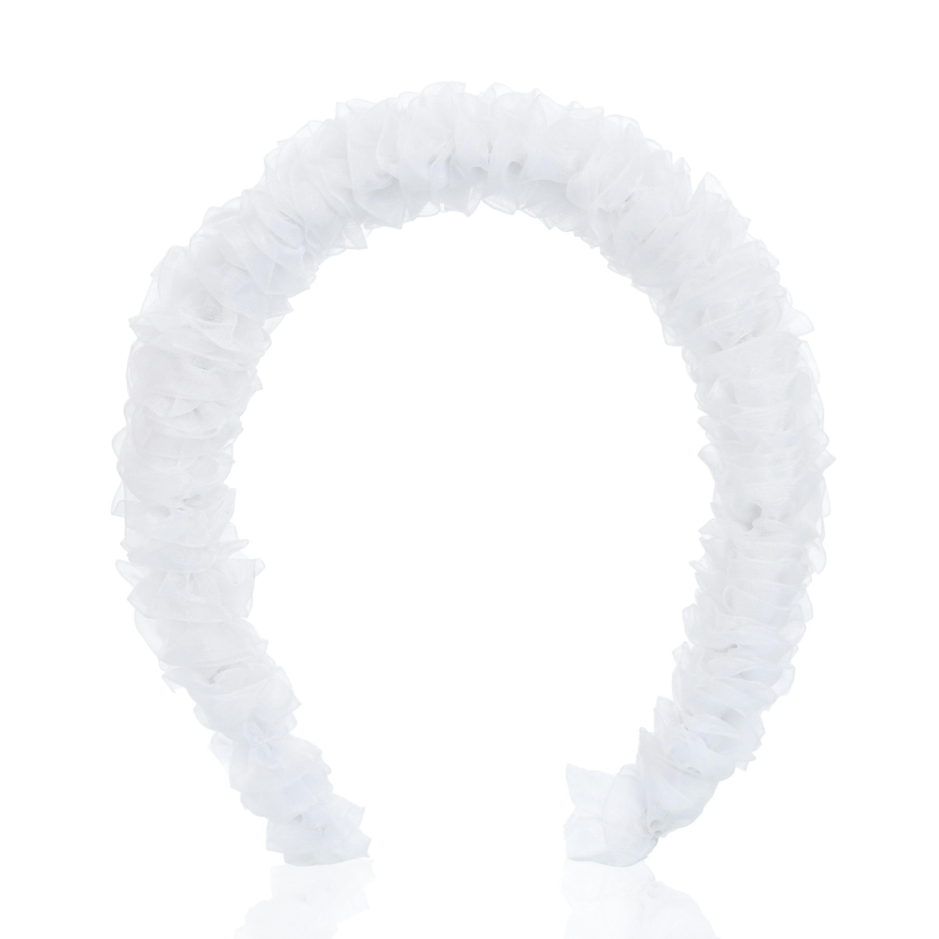 Ruffled Sheer Headband