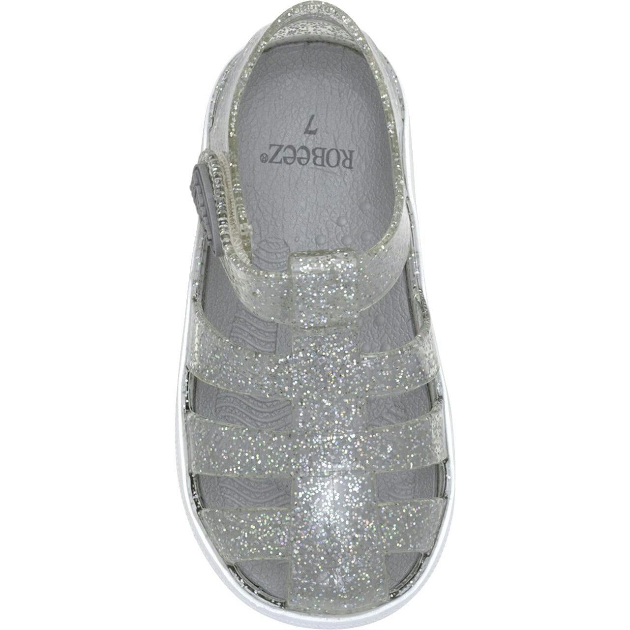 Elite Glitz Jelly Shoes in Silver