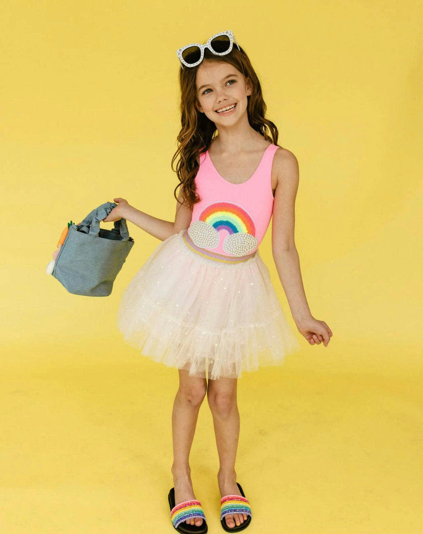 Pearl Clouds Rainbow Swimsuit