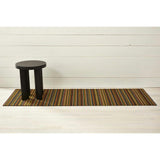 Skinny Stripe Shag Floor Mat, Multi