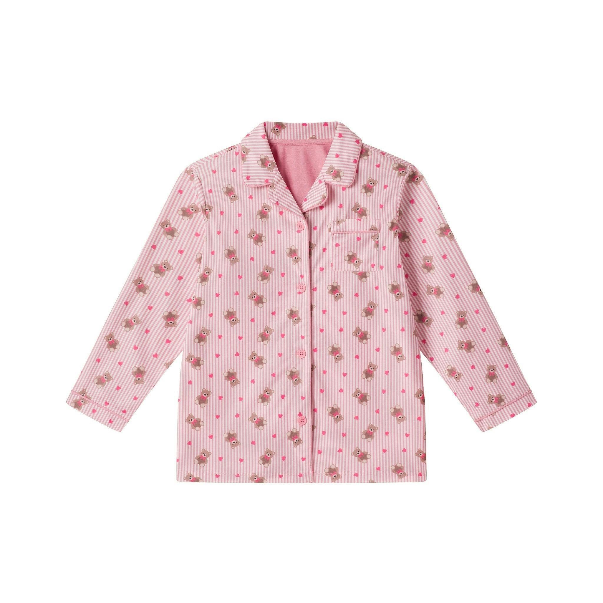 Girls & Tween Pajama Set | Teddy Hearts
