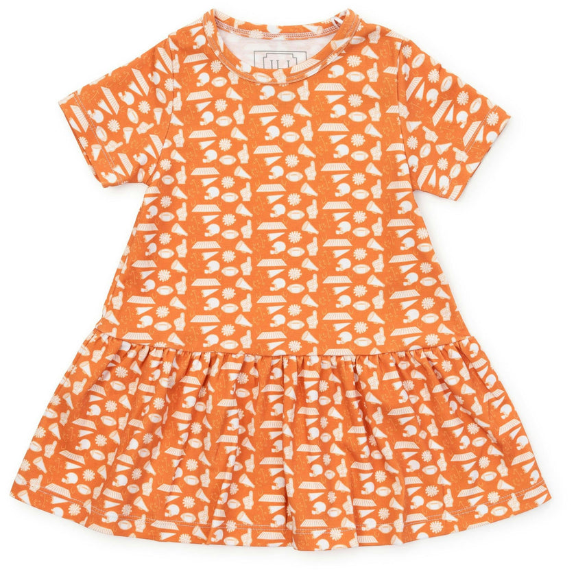 Lottie Girls' Dress - Pep Rally Orange