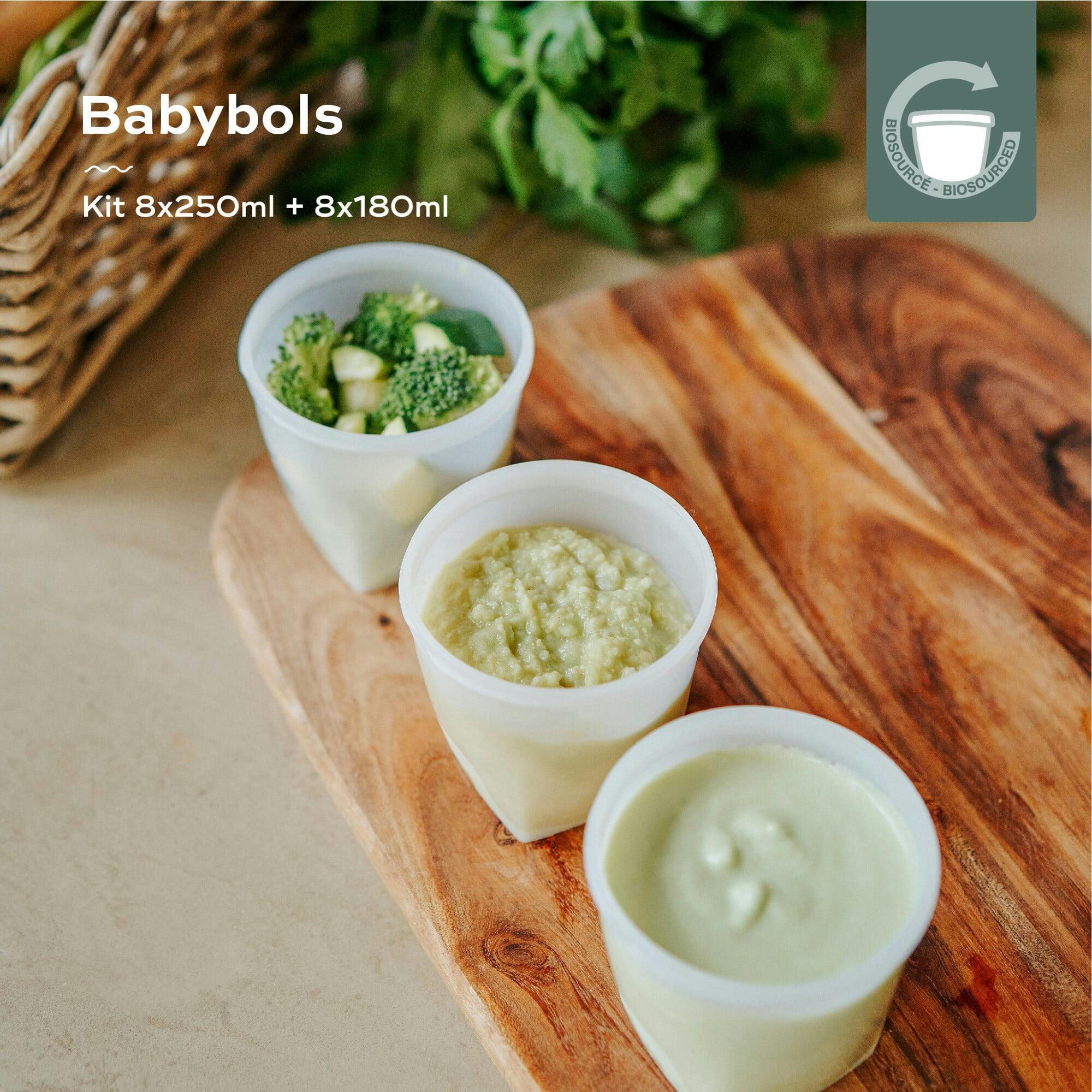 Biosourced Baby Food Storage Jars | Plant-Based, BPA-Free