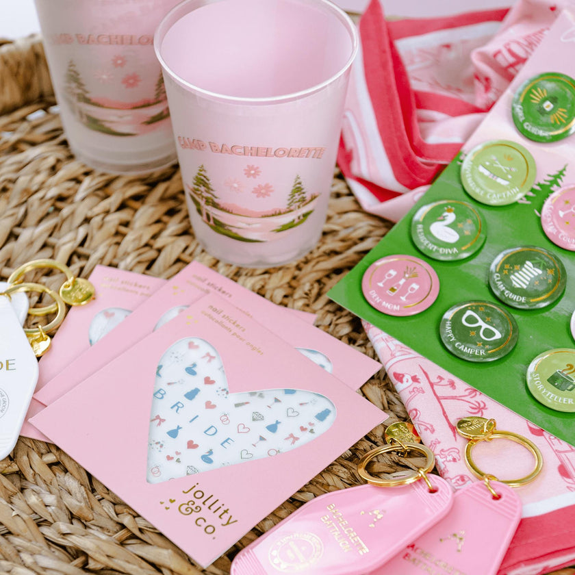 Camp Bachelorette Postcard Flex Cups