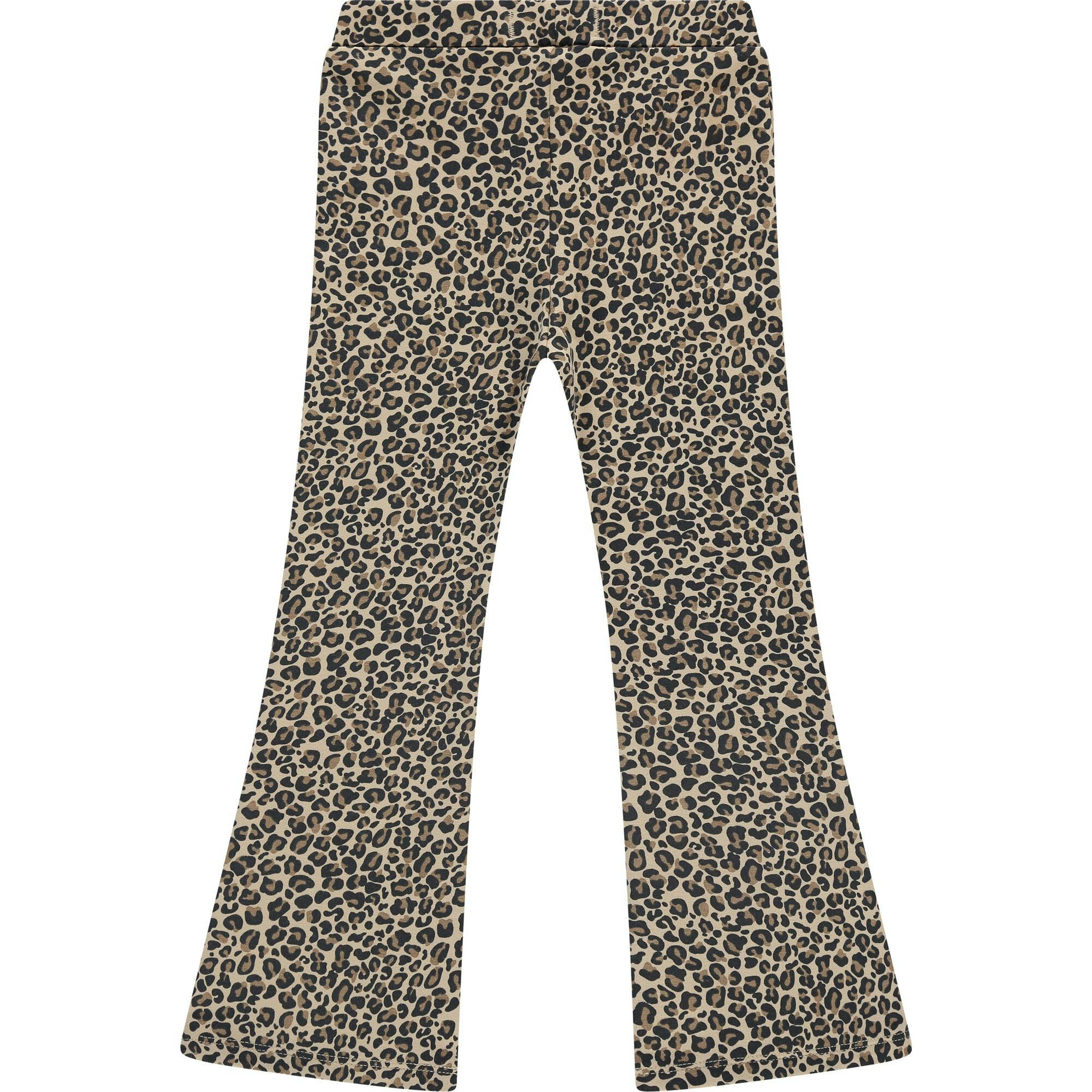 Leopard Print Flare Leggings