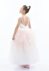 Pink Baylor Tulle Gown