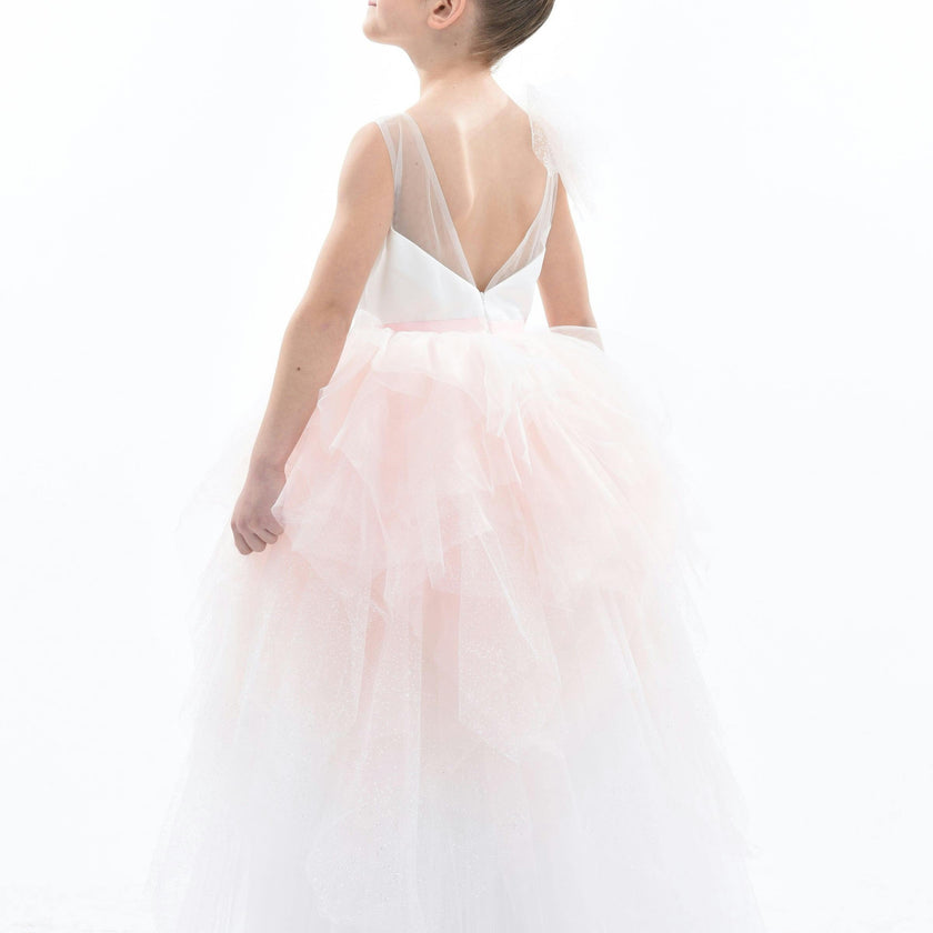 Pink Baylor Tulle Gown