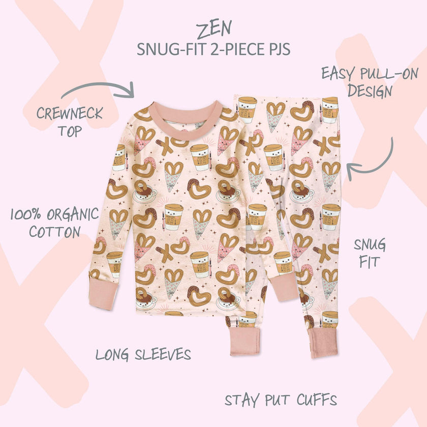ZEN 2-Piece Toddler Girls Pajamas