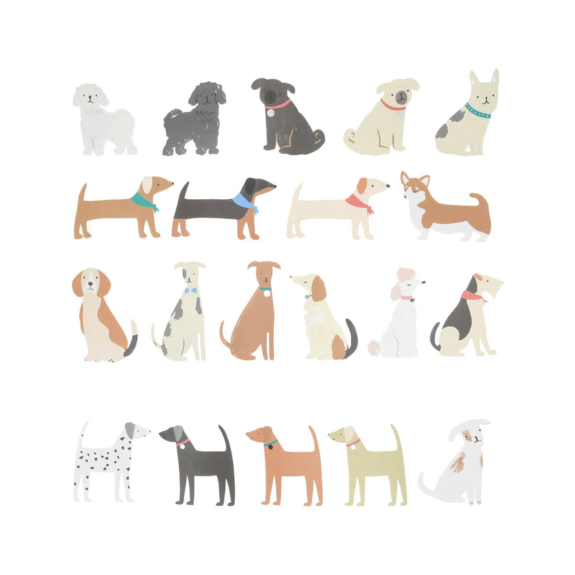 Dog Shaped Stickers