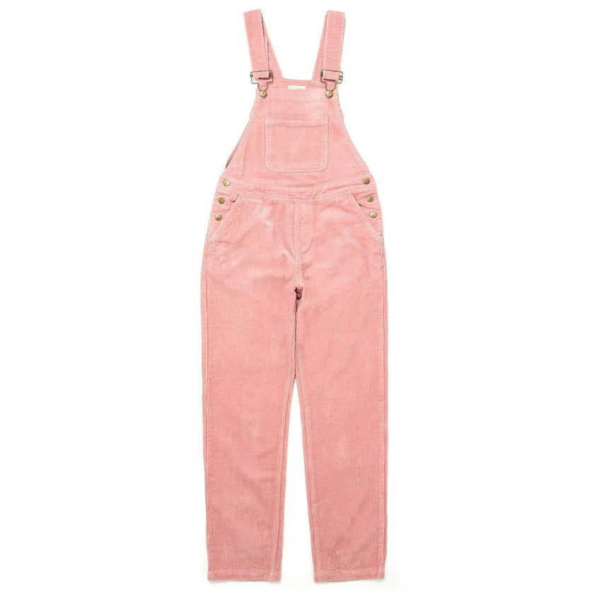 Adult Pink Chunky Cord Overalls