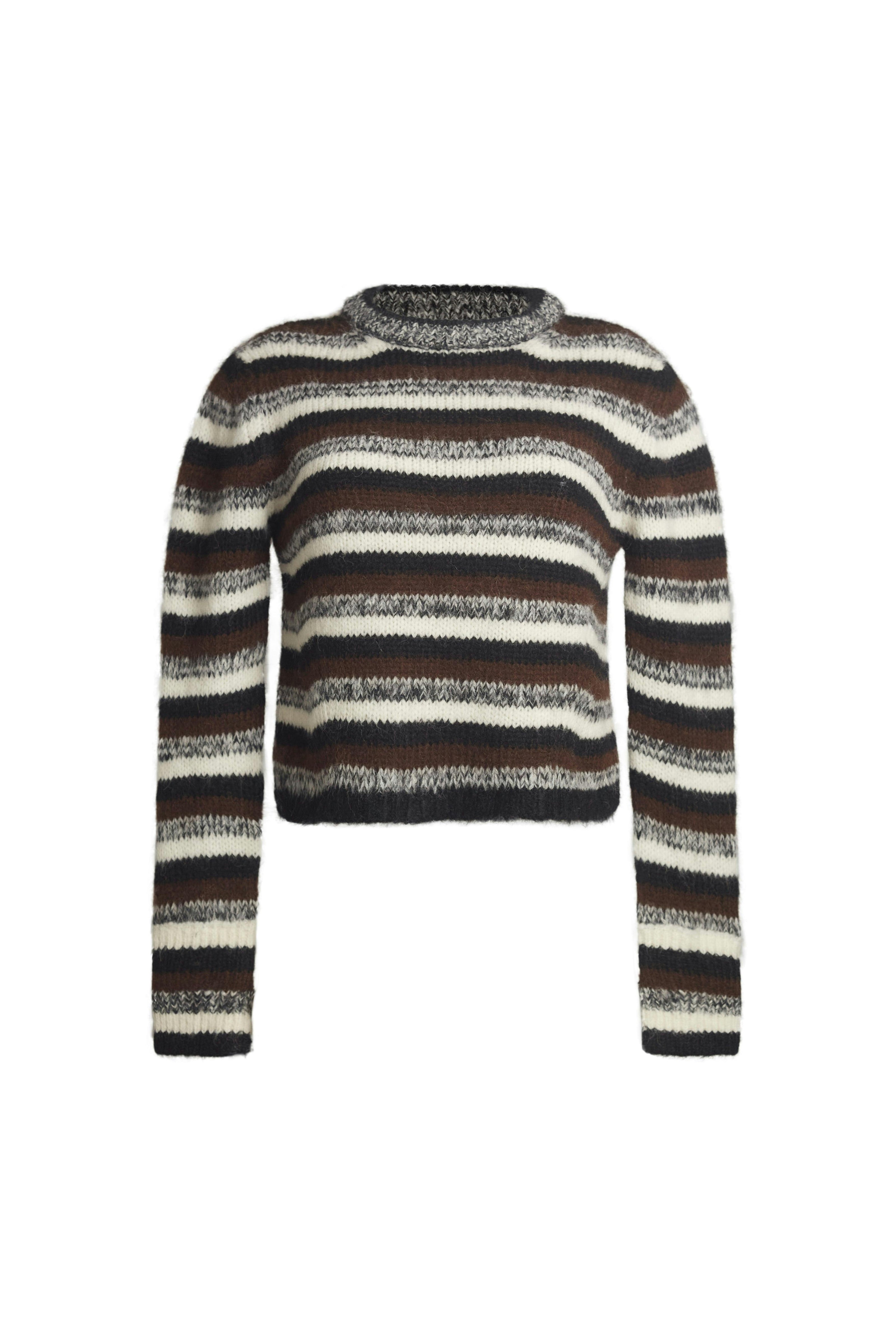 AVA MULTI STRIPE SWEATER