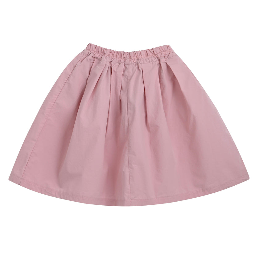 Pink Skirt with Ruffle Strips