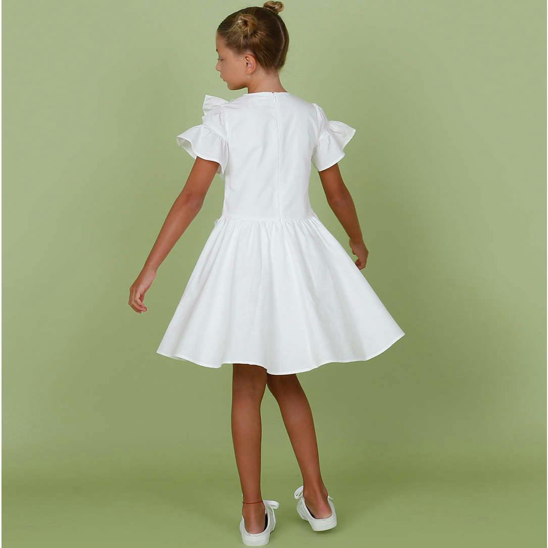 Cora dress, White