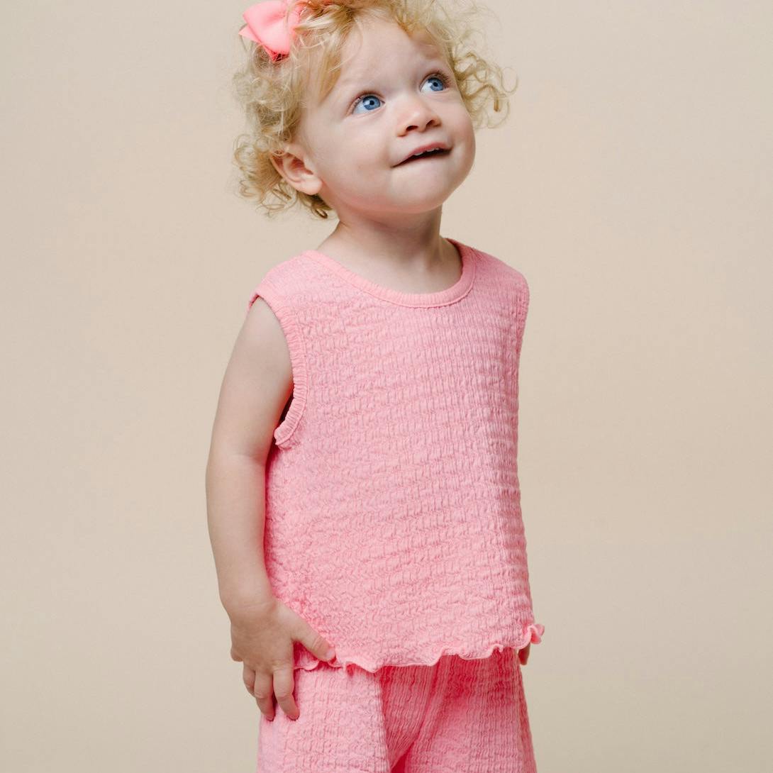 Amy Tank & Pull-on Set - Coral