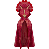 Triceratops Hooded Cape Size 4-5