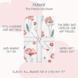FRANKIE Fitted Crib Sheet