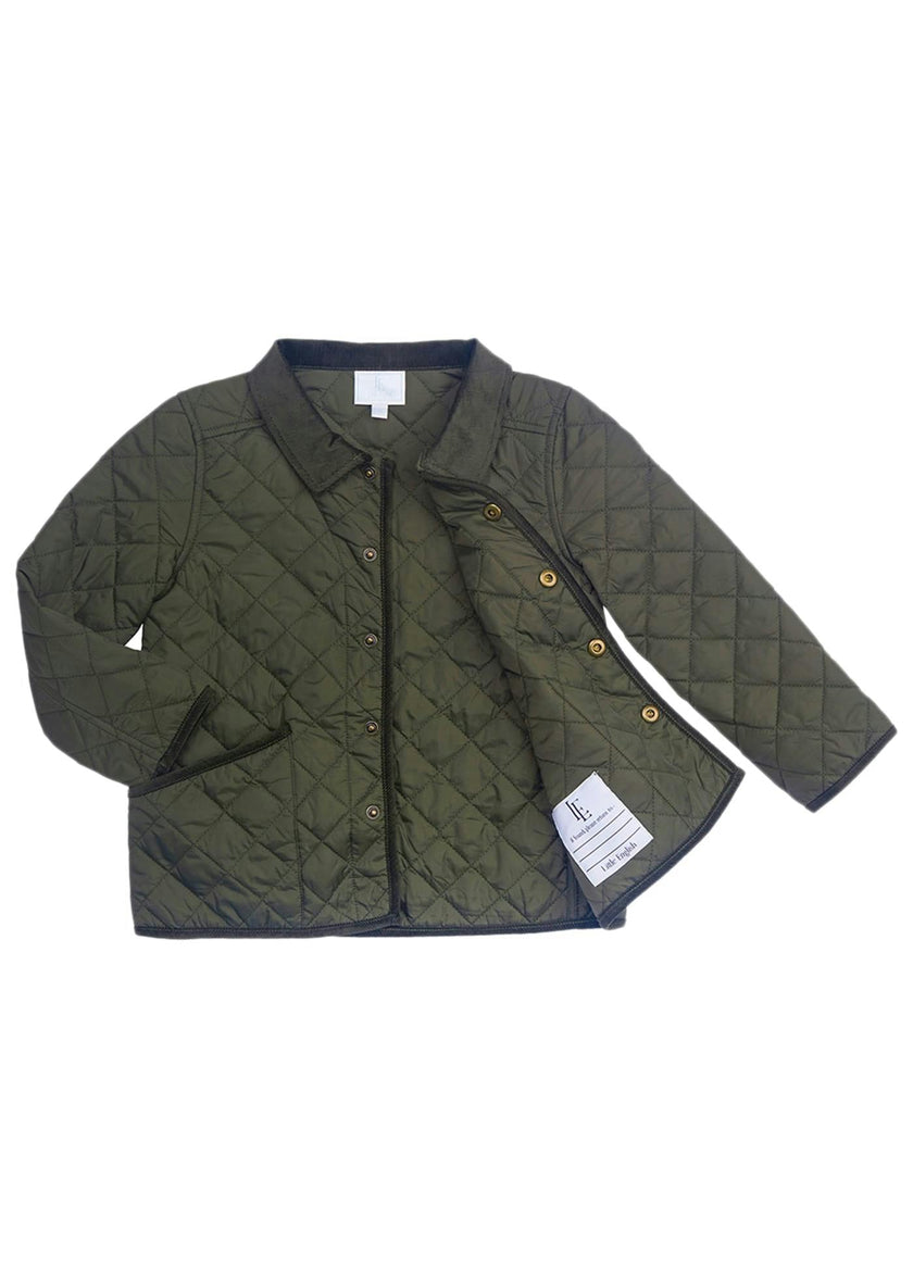 Classic Quilted Jacket - Olive