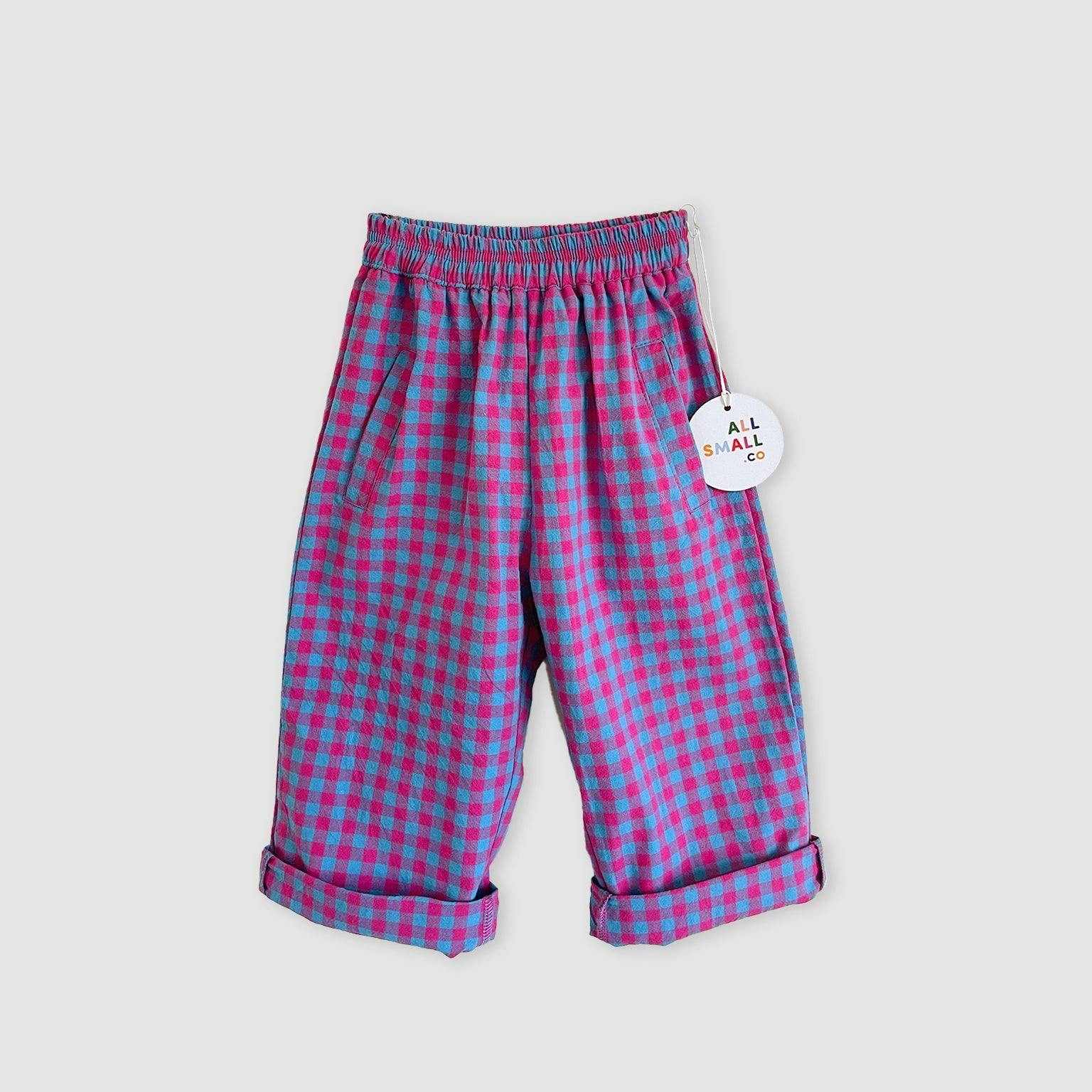 Purple Plaid Pants