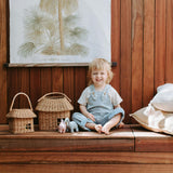 Rattan Hutch Small Basket